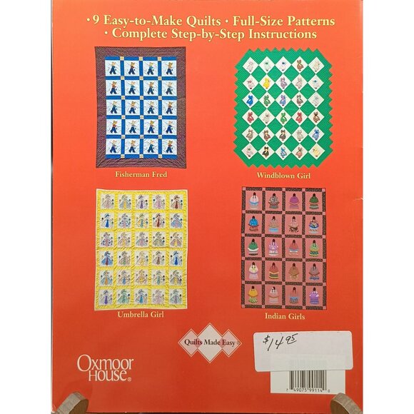 Sunbonnet Sues Neighborhood Quilting Book Designs Patterns Techniques 1992 Oxmoo - Picture 2 of 2